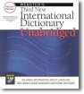 Webster's Third New International Dictionary, Unabridged CD-ROM