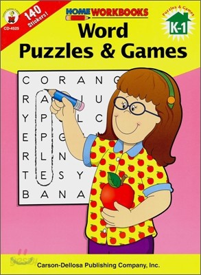 Word Puzzles &amp; Games (Grade K-1)