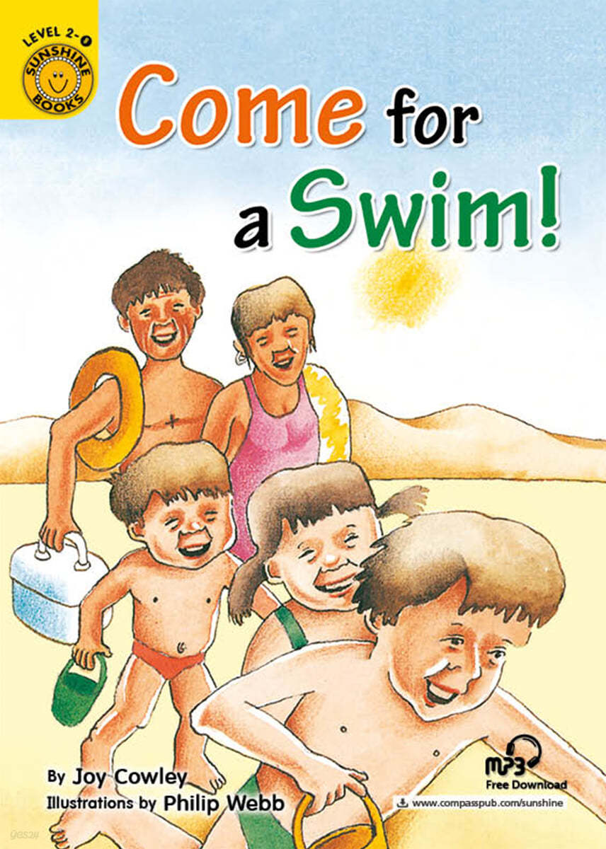 Sunshine Readers Level 2 : Come for Swim (Book &amp; QR코드)