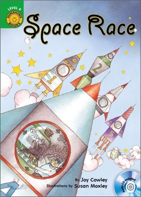 Sunshine Readers Level 4 : Space Race (Book &amp; CD)