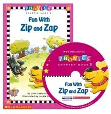 Phonics Chapter Book 3 : Fun With Zip and Zap (Book+CD)