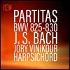 Jory Vinikour 바흐: 여섯 개의 파르티타 [하프시코드 연주반] (J.S. Bach: Partitas for Harpsichord BWV 825-830) 조리 비니커
