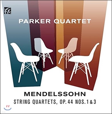 Parker Quartet 멘델스존: 현악 사중주 3번, 5번 (Mendelssohn: String Quartets Op. 44 Nos. 1 & 3) 파커 콰르텟