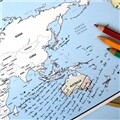 세계지도 10장 - World Map sketch