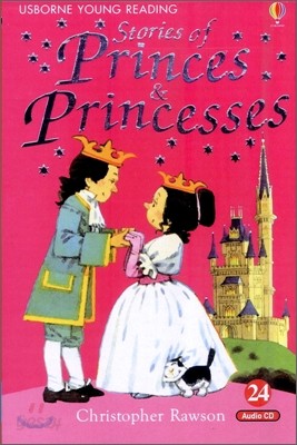 Usborne Young Reading Audio Set Level 1-24 : Stories of Princes &amp; Princesses (Book &amp; CD)