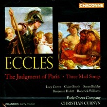 Christian Curnyn 존 에클스: 파리의 심판 (John Eccles: The Judgment of Paris &amp; Three Mad Songs)