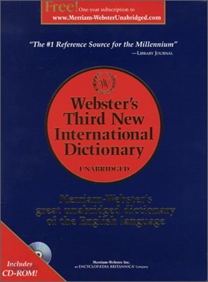 Webster&#39;s Third New International Dictionary, Unabridged with CD-ROM