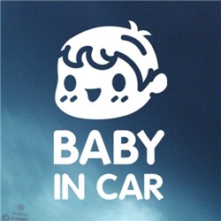 [상상날개] 그래픽 스티커 / BABY IN CAR-2