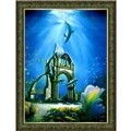돌고래 비상(야광) (PLP1120/1000조각 액자세트/51X73.5CM)