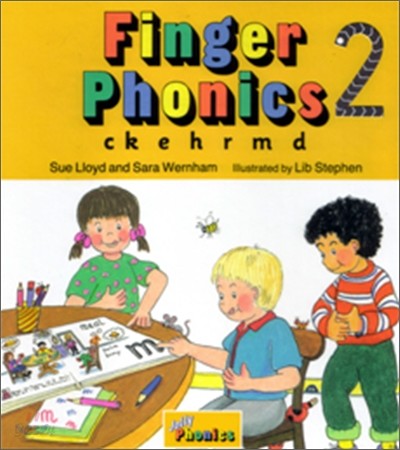 Finger Phonics Book 2: ck, e, h, r, m, d (Jolly Phonics) 