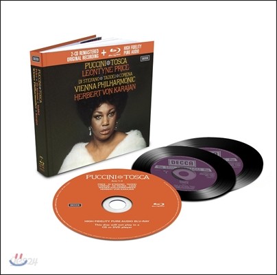 Leontyne Price 푸치니: 토스카 (Puccini: Tosca) 레온타인 프라이스, 카라얀 [2CD+Blu-ray Audio]