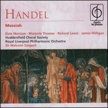 Malcolm Sargent 헨델: 메시아 (Handel : Messiah)