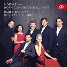 Radek Baborak 모차르트: 호른 5중주, 네 곡의 호른 협주곡 1-4번 (Mozart: Horn Concertos K.386b, 417, 447, 495 &amp; Horn Quintet K.407) 라데크 바보라크, 바보라크 앙상블