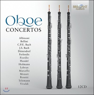 오보에 협주곡 작품집 - 알비노니 / 벨리니 / 바흐 / 헨델 / 모차르트 / 텔레만 외 (Oboe Concertos: Albinoni / Bellini / C.P.E. & J.S. Bach / Handel / Mozart / Telemann)