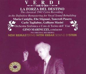 [미개봉] Gino Marinuzzi / Verdi : La Forza del Destino, 1941 Cetra Recording (2CD/수입/미개봉)