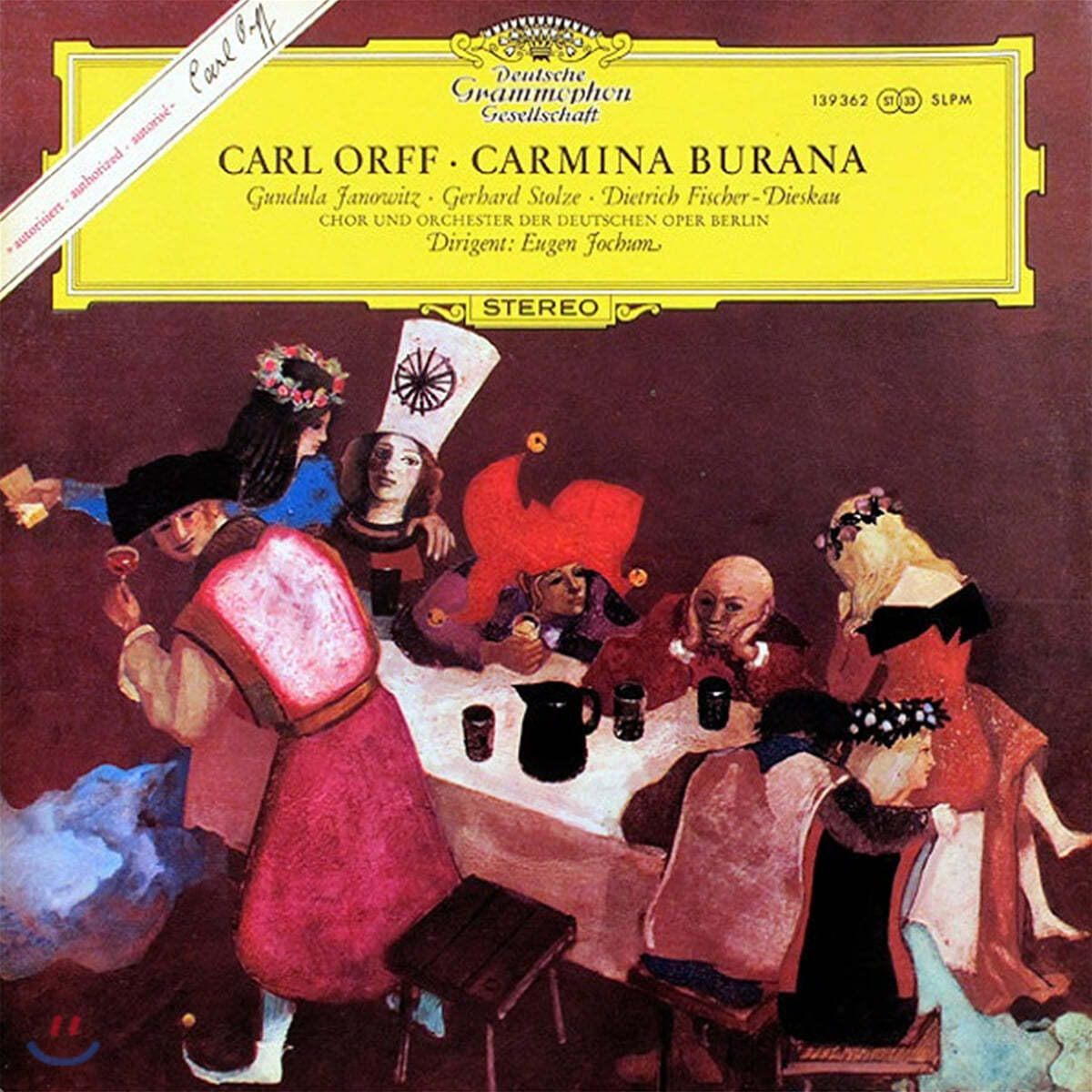 Eugen Jochum 오르프: 카르미나 부라나 (Orff: Carmina Burana) [LP]