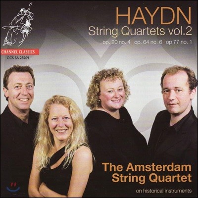 Amsterdam String Quartet 하이든: 현악 사중주 2집 (Haydn: String Quartets Vol. 2)