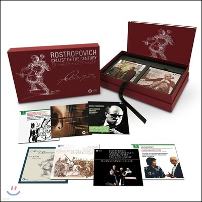 므스티슬라프 로스트로포비치 - 워너 클래식스 녹음 전곡집 (Mstislav Rostropovich: Cellist of the Century - The Complete Warner Classics Recordings)