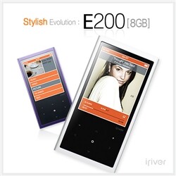 [아이리버]스타일의진화! E200(8G)+보호필름+3종쿠폰