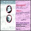 낭만주의 피아노 협주곡 18집 - 코른골트 / 마르크스 (The Romantic Piano Concerto 18 - Korngold / Marx) - Marc Andre Hamelin
