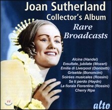 Joan Sutherland 조안 서덜랜드 콜렉터스 앨범 - 희귀 방송 녹음집: 헨델 / 모차르트 / 도니제티 / 로시니 외 (Collector's Album - Rare Broadcasts: Handel, Mozart, Donizetti, Rossini)