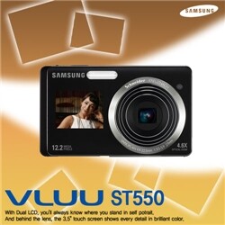 삼성VLUU 디지털카메라 ST550(블랙+블랙)+MICRO2GB메모리+정품케이스