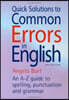 Quick Solutions to Common Errors in English