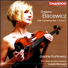 Lukasz Borowicz 바체비츠: 바이올린 협주곡 1, 3 &amp; 7번 (Grazyna Bacewicz: Violin Concertos Nos.1, 3 &amp; 7) 루카스 보로비츠