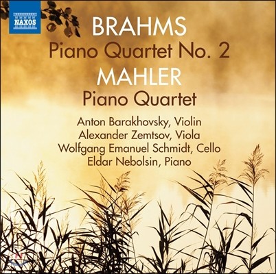 Eldar Nebolsin / Anton Barakhovsky 브람스: 피아노 사중주 2번 / 말러: 피아노 사중주 (Brahms / Mahler: Piano Quartets) 안톤 베레코프스키, 엘다르 네볼신