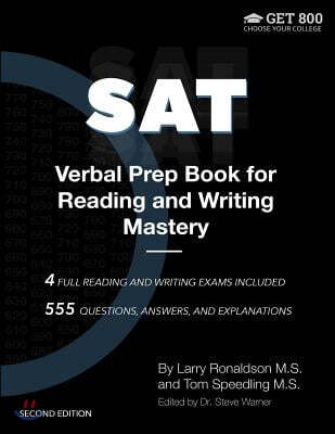 SAT Verbal Prep Book for Reading and Writing Mastery