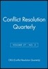 Conflict Resolution Quarterly, Number 2