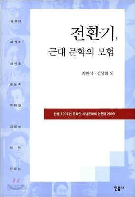 전환기 근대 문학의 모험