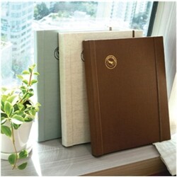 접착식앨범 - 화이트속지-초콜릿