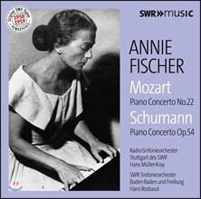 Annie Fischer 모차르트: 피아노 협주곡 22번 / 슈만: 피아노 협주곡 (Mozart: Piano Concerto K.482 / Schumann: Piano Concerto Op.54) 아니 피셔, 한스 로즈바우트, 한스 뮐러-크라이