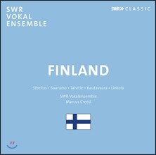 Marcus Creed 핀란드 -  시벨리우스 / 사리아호 / 라우타바라 / 린콜라: 합창음악 (Finland - Choral Works by Sieblius, Saariaho, Talvitie, Rautavaara, Linkola) 마르쿠스 크리드, SWR 보칼앙상블