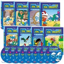 DVD 스머프 1집 8종세트 The Smurfs
