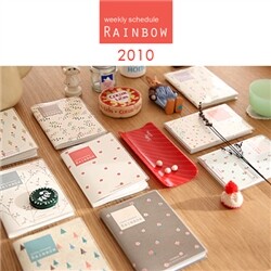 [LIVEWORK] 다이어리,2010 다이어리 / 2010 레인보우 수채화 다이어리