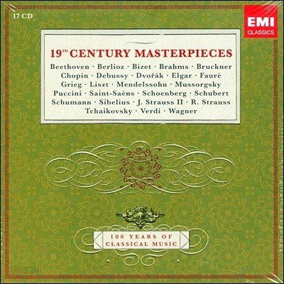 19세기 클래식 명곡선 17CD 박스세트 (19th Century Masterpieces)