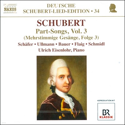 슈베르트 : 파트 송 3집 - 남성앙상블을 위한 성악곡 (Schubert: Part-Songs Vol. 3)