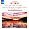크리스티안 신딩: 바이올린과 피아노를 위한 작품 2집 (Christian Sinding: Music For Violin & Piano Vol.2)