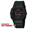 카시오시계 직수입정품 G-SHOCK DW-5600MS-1 블랙러스티