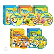 뽀롱뽀롱뽀로로 영어원음 5종 DVD모음(각 상품별 부록포함)