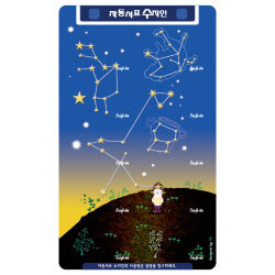 자동 책갈피 수지인_별자리 봄(10pcs 1set)