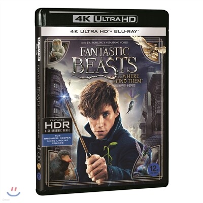 신비한 동물사전 (2Disc, 4K UHD + BD 한정수량) : 블루레이