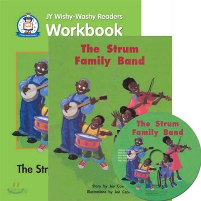 JY Wishy-Washy Readers : The Strum Family Band (Book &amp; Workbook &amp; CD)