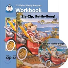 JY Wishy-Washy Readers : Zip-Zip, Rattle-Bang! (Book & Workbook & CD)