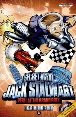 Jack Stalwart #8 : Peril at the Grand Prix - Italy (Book &amp; CD)