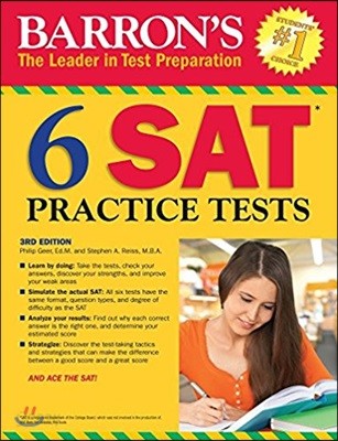 Barron&#39;s 6 SAT Practice Tests, 3/E