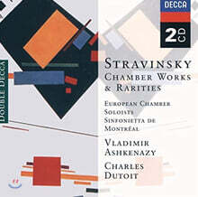 Vladimir Ashkenazy 스트라빈스키: 실내악, 희귀작품 외 (Stravinsky : Chamber Works And Rarities)