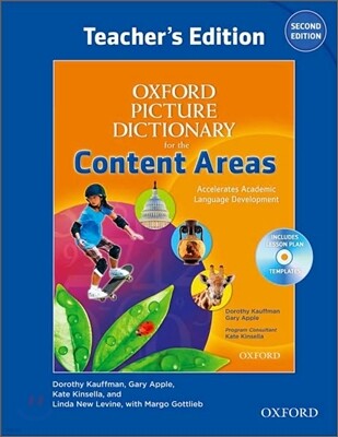Oxford Picture Dictionary for the Content Areas Teacher's Edition with Lesson Plan CD Pack [With CDROM]